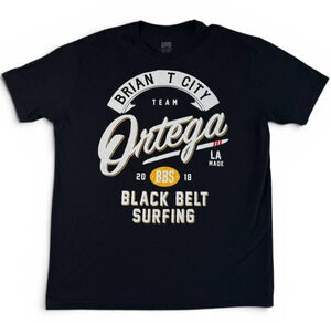 Black Belt Surfing Team Ortega Brian T City Graphic T-Shirt XL Black